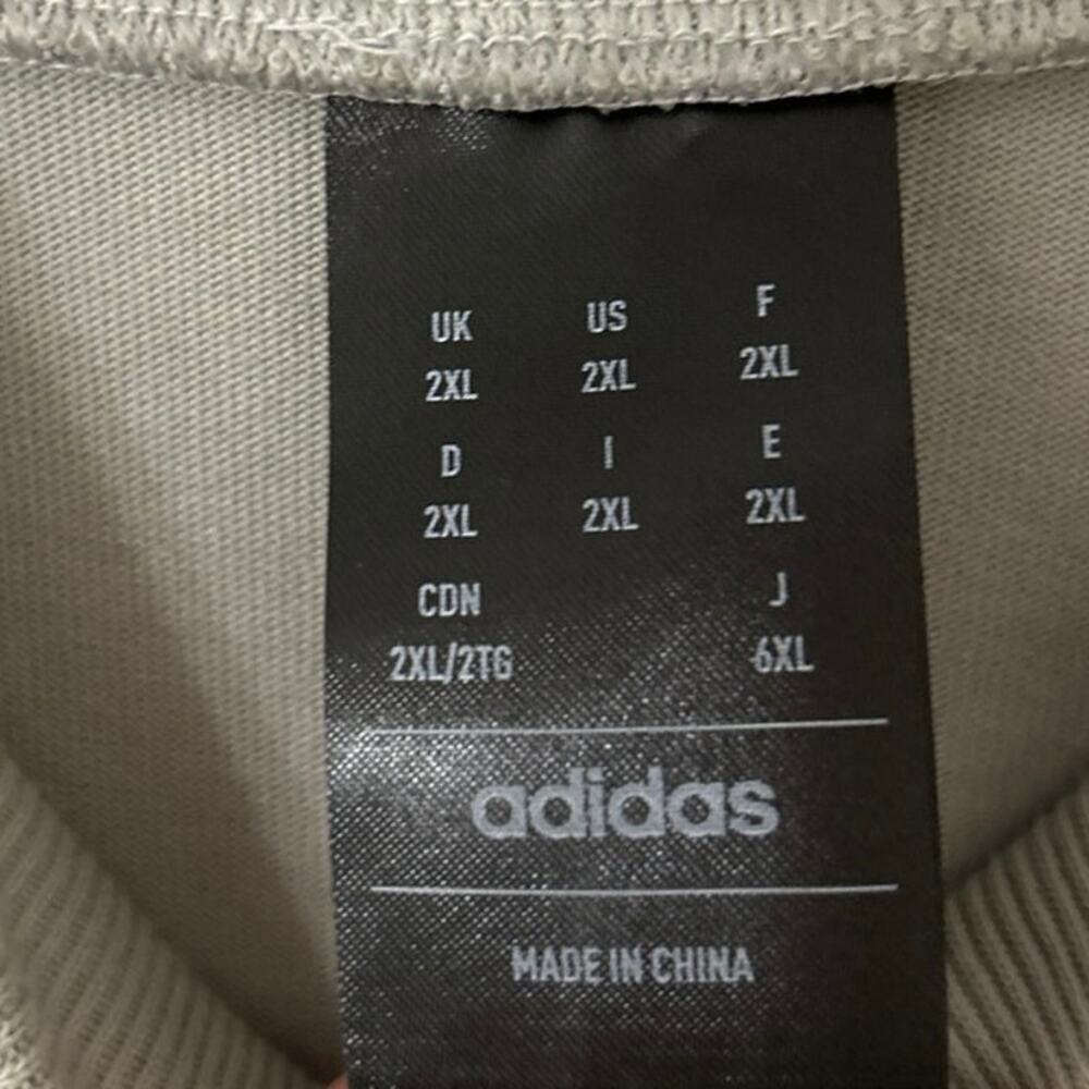 Adidas Basketball One Gray Oversized Sleeveless T Shirt Cotton Size 2X - Picture 13 of 16